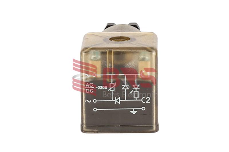 BJ-0200 FORM A IP67 Water Proof Type Solenoid Connector