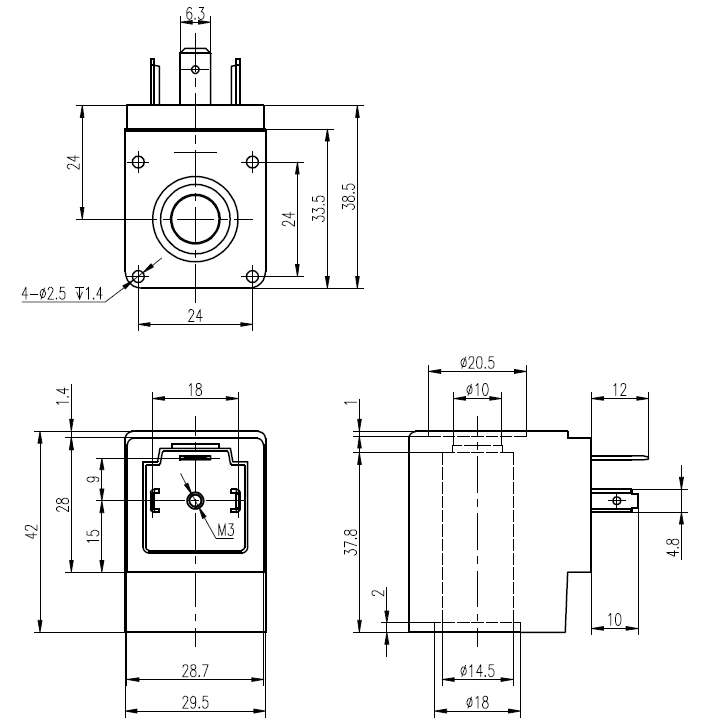 BRS-0543 Fluid Control Solenoid Coil