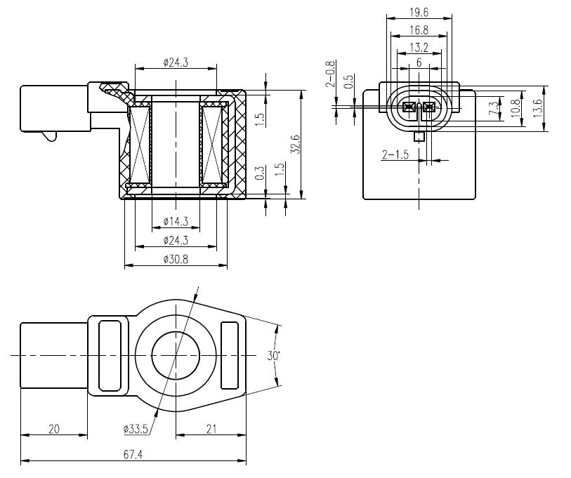 BCABS3550  Solenoid Coil